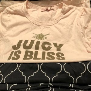 Juicy Couture nwot graphic T-shirt size xl